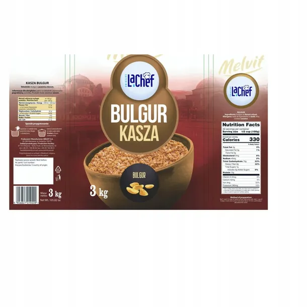 la-chef-kasza-bulgur-3kg-waga-3-kg