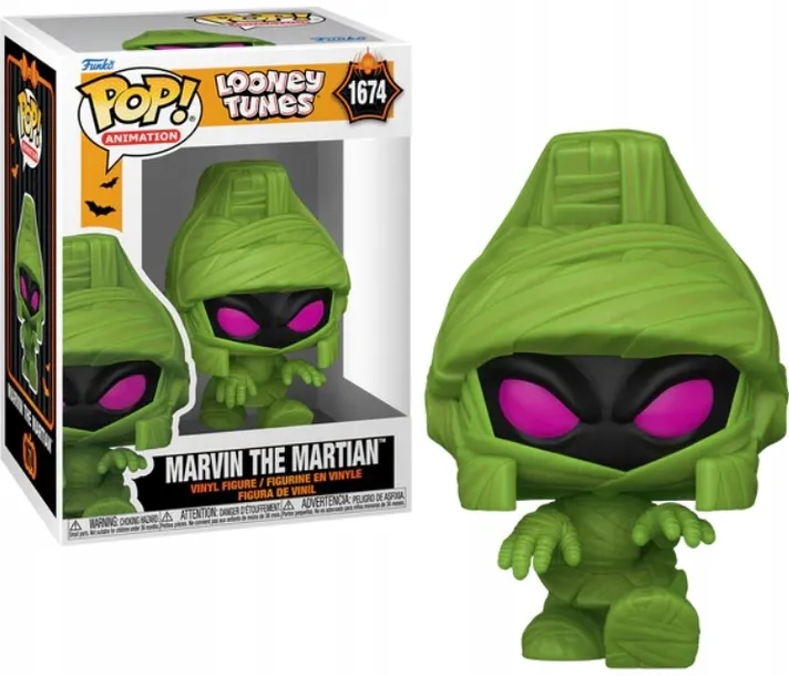 funko-figurka-pop-animation-lt-marvin-mumia-stan-opakowania-oryginalne