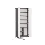 regal-oliv-2d-antracyt-biel-marka-bez-marki-stan-nowy
