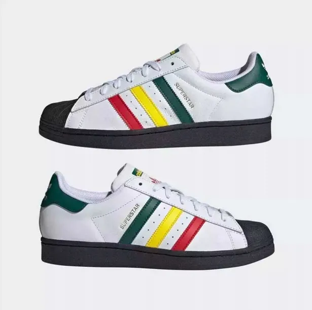 Nowe Buty Adidas Superstar Rasta White r. 40 ih3120  238471160 - ERLI.pl
