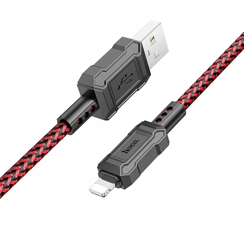 kabel-hoco-usb-apple-lightning-1-m-czerwony
