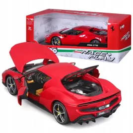 ferrari-296-gtb-1-18-bburago-18-16018-czerwony-wloski-samochod