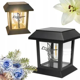 lampion-na-grob-statuetka-na-cmentarz-z-krzyzem-znicz-solarny-led