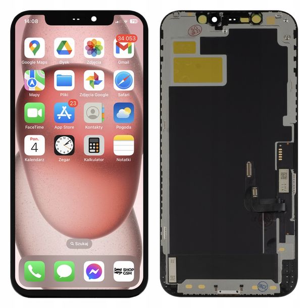 ﻿WYŚWIETLACZ EKRAN LCD DO APPLE IPHONE 12 IPHONE 12 PRO INCELL