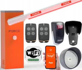 szlaban-force-gr5000-z-ramieniem-6m-wbudowany-semafor-parkingowy-osiedlowy