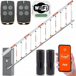 szlaban-force-gr5000-z-ramieniem-4m-z-firanka-fartuch-parking-automatyczny