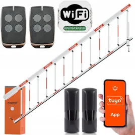 szlaban-force-gr5000-z-ramieniem-4m-z-firanka-fartuch-parking-automatyczny