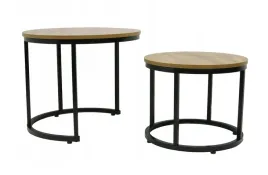 stoliki-kawowe-loftowy-zestaw-2-szt-dab-70-50-cm