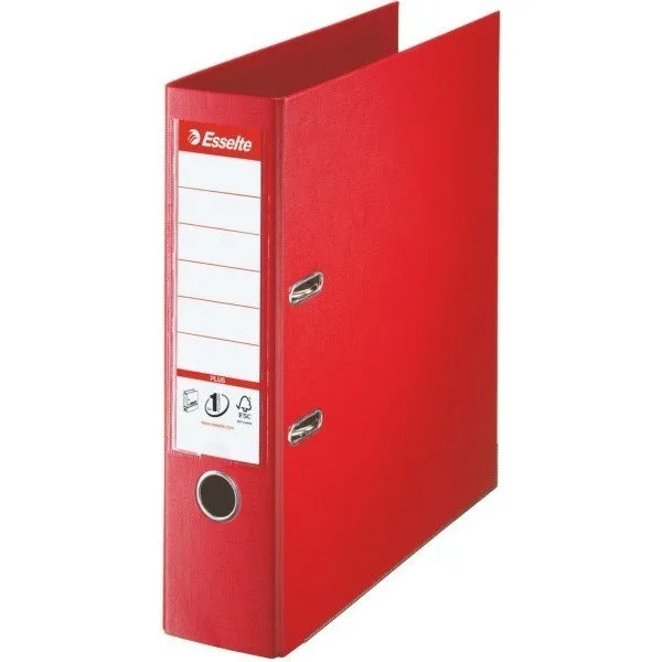 segregator-esselte-no-1-power-plus-a4-80-mm-czerwony-stan-nowy