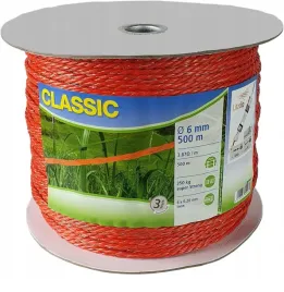 linka-ogrodzeniowa-classic-500m-x-6mm-pomaranczowa-kerbl