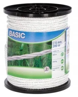 linka-ogrodzeniowa-basic-200m-x-6mm-biala-kerbl