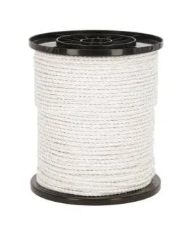linka-ogrodzeniowa-basic-200m-x-6mm-biala-kerbl-stan-nowy