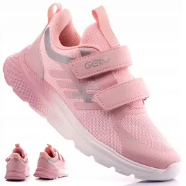 buty-dzieciece-trampki-adidasy-sport-lekkie-na-rzepy-siatka-rozowe-r35
