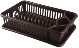 bentom-suszarka-do-naczyn-z-ociekaczem-lux-brazowa-42x26-cm