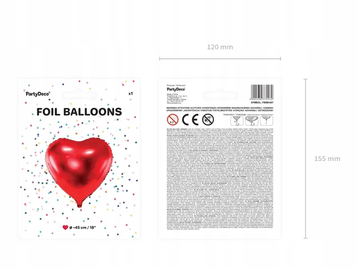 balon-foliowy-serce-45cm-czerwony-stan-opakowania-oryginalne