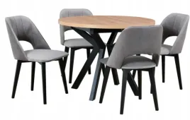 stol-okragly-rozkladany-100x100-180cm-4-krzesla-kubelkowe-z-wycieciem-opcje