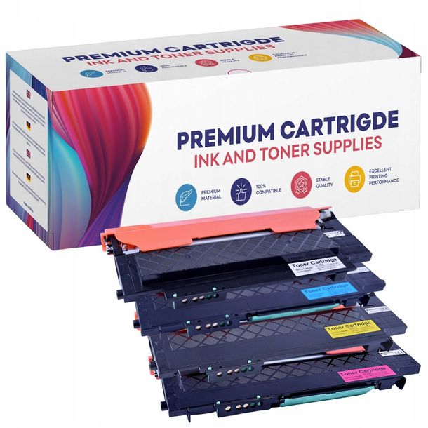 4x TONER do drukarki SAMSUNG Xpress C430 C480 404S