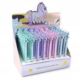 bajkowy-dlugopis-dla-dzieci-jednorozec-unicorn-niebieski-wklad-zestaw-48szt