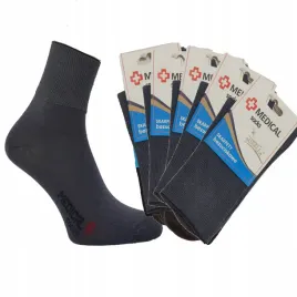 skarpety-damskie-zdrowotne-bezuciskowe-bawelna-medical-35-37-szary-5-pak