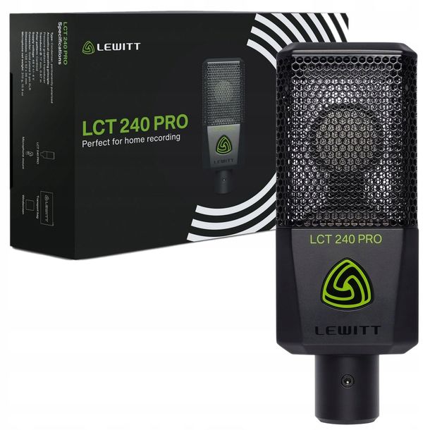 LEWITT LCT 240 PRO BK MIKROFON POJEMNOŚCIOWY
