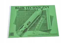 blok-techniczny-szkolny-a4-zielony-8-kartek