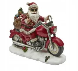 figurka-mikolaj-na-motorze-20x25x11-zywica-poliestrowa