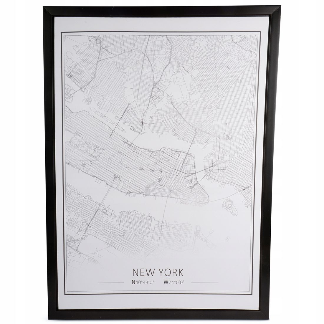OBRAZ MAPA NOWEGO JORKU 70x50cm – 238972119 - ERLI.pl