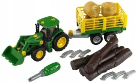 klein-traktor-john-dere-do-skrecania-z-dwiema-przyczepami-3906