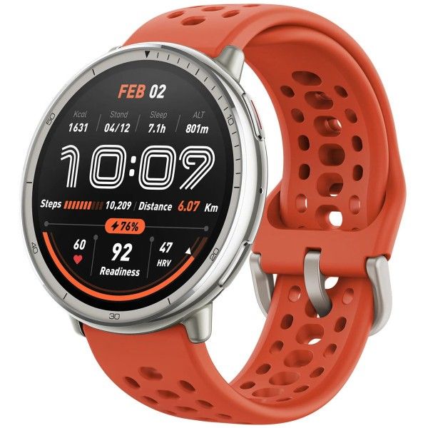 Smartwatch Amazfit Active 2 Red Sport czerwony HUAMI GPS bateria 10 dni