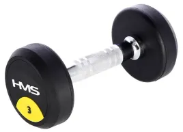 hms-hantla-hantelka-ciezarek-gumowany-do-cwiczen-fitness-treningu-3-kg