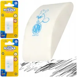 gumka-do-scierania-mazania-myszka-astra-biala-miekka-ergonomiczna-2-szt