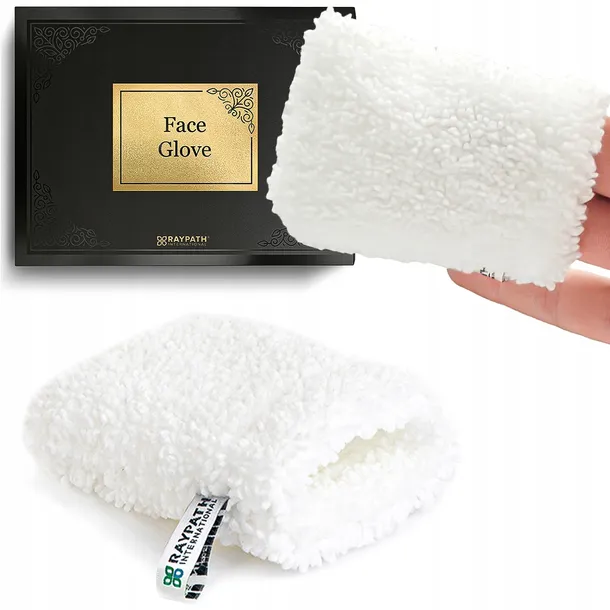 RAYPATH Czyścik do demakijażu samą wodą rękawiczka FACE GLOVE bez chemii