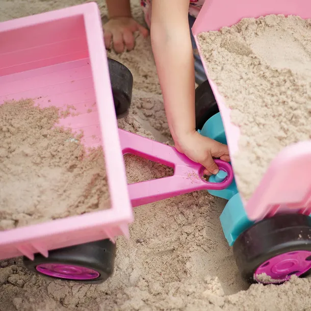 gigant-wozek-przyczepa-rozowa-wader-10958-do-piasku-ogrodu-marka-inna-bohater-inny