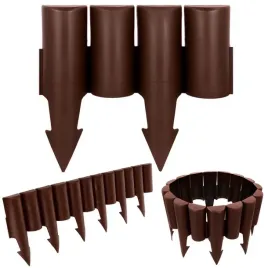 palisada-ogrodowa-brazowa-25-cm