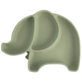 talerz-dla-dziecka-silikonowy-dzielony-zielony-slonik-235x19x35-cm