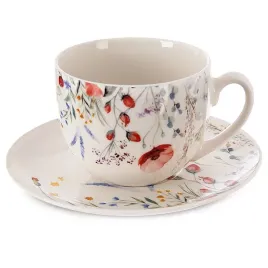 filizanka-ze-spodkiem-porcelanowa-biala-maki-260-ml