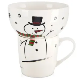 kubek-z-miseczka-dla-dziecka-porcelanowy-balwan-2-el