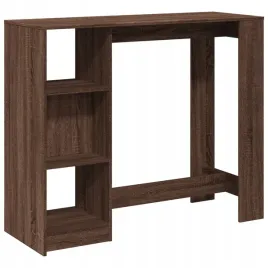 stolik-barowy-z-regalem-brazowy-dab-124x46x1035-cm