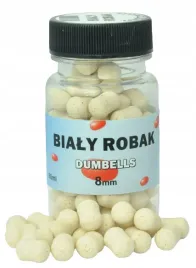 bialy-robak-mckarp-dumbells-8mm
