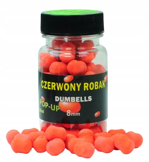 czerwony-robak-pop-up-dumbells-mckarp-8mm-przeznaczenie-amury-karasie-karpie-leszcze-plocie
