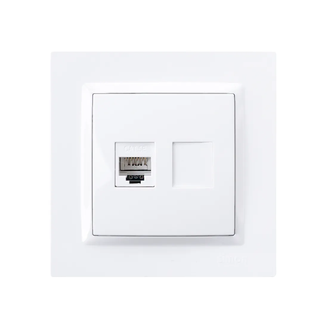 gniazdo-komputerowe-simon-10-pojedyncze-rj45-kat-5e-biale-stan-nowy