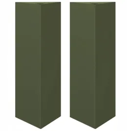 donice-ogrodowe-2-szt-oliwkowe-trojkatne-30x26x75-cm
