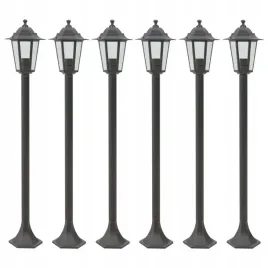 lampy-ogrodowe-110-cm-e27-aluminium-6-szt-brazowe