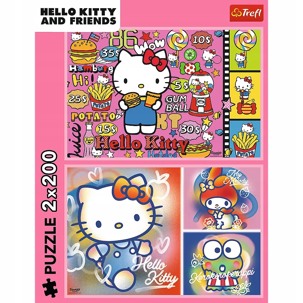 puzzle-2x200-hello-kitty-i-przyjaciele