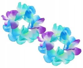 bransoletki-hawajskie-niebiesko-fioletowe-2szt