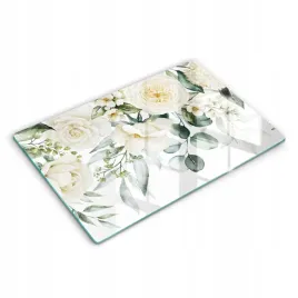 hartowana-deska-kuchenna-szklana-z-grafika-akwarelowe-kwiaty-xxl-80x52-cm