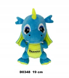 smok-krakow-blekitny-zolty-19cm