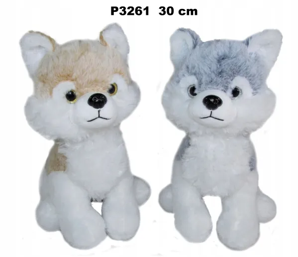 pies-husky-30cm-mix-material-tkanina