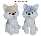 pies-husky-30cm-mix-material-tkanina