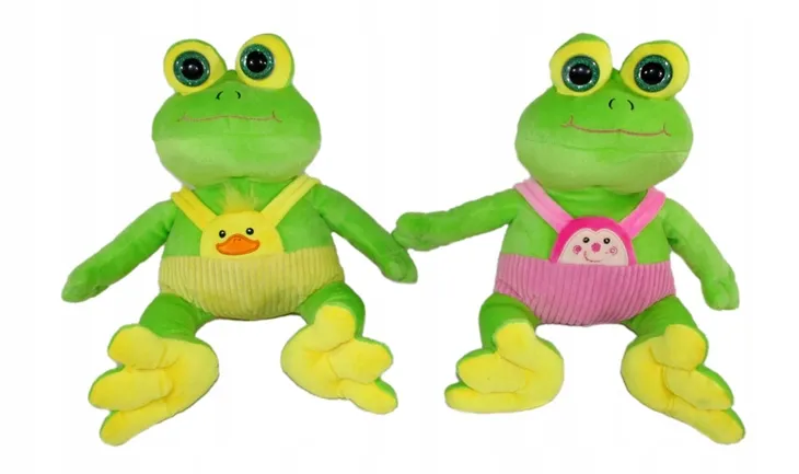 zaba-z-glosem-28cm-mix-material-tkanina